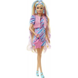 Barbie lelle Totally Hair– ar blondiem matiem, HCM88