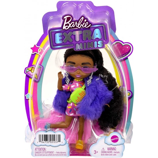 Barbie Extra Mini lelle Sprinkle Dress HGP63 Barbie Extra Mini lelle Sprinkle Dress HGP63