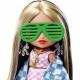 Barbie Extra Mini lelle Checked Jacket HGP64 Barbie Extra Mini lelle Checked Jacket HGP64