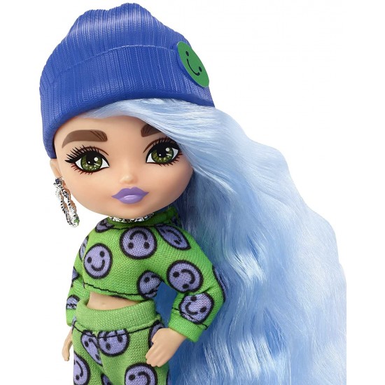 Barbie Extra Mini lelle Icy Blue Hair HGP65 Barbie Extra Mini lelle Icy Blue Hair HGP65