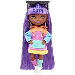BARBIE Extra Mini Lelle – Ar Lavandas krāsas matiem, HJK66
