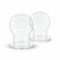 KIDSME FOOD FEEDER PATENTĒTS SILIKONA UZGALIS, L IZMĒRS (2 GAB.), NO 6 MĒN. 160349)