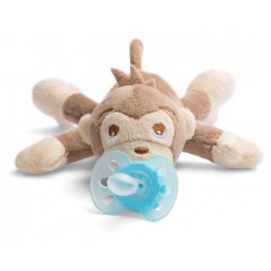 Philips Avent SCF348/12 plīša rotaļlieta Mērkaķis ar Ultra soft māneklīti 0–6 mēn.