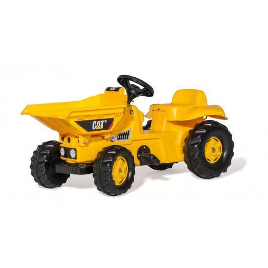 Tractor with pedals ROLLY TOYS RollyKid Dumper CAT 024179