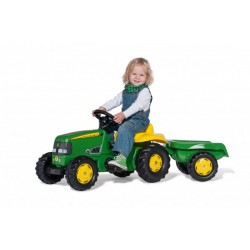 Children's tractor with pedals rollyKid with bucket and trailer (2.5-5 years) 023134 Germany