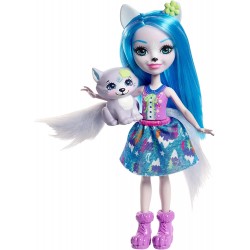 ENCHANTIMALS WINSLEY WOLF DOLL & TROOPER FIGURE FRH40