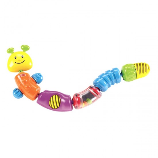 FISHER PRICE  W9834 Snap-Lock Caterpillar with 6 Activity Beads