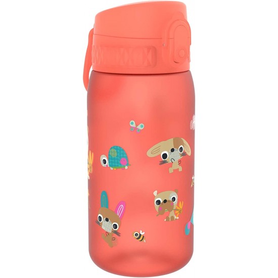 Ion8 Leak Proof Kids' Water Bottle, BPA Free, Pets Play, 350ml , I8RF350PCPETS