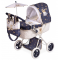 DeCuevas Leļļu rati ar somu un saulessargu CLASSIC GOLD 60cm, 85032