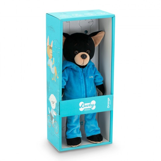 Plush Toy puppy LUCKY BUZZ: FITNESS LD014 37CM Plush Toy puppy LUCKY BUZZ: FITNESS LD014 37CM