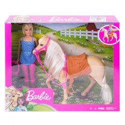 Barbie Doll and Horse play set  FXH13