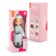 Lelle Sweet Sisters Sanija piparmētru krāsas mētelī (32cm) SS02-08 Lelle Sweet Sisters Sanija piparmētru krāsas mētelī (32cm) SS02-08