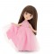 Lelle no kolekcijas Sweet Sisters Sofija  rozā tilla kleita ar rozītēm (32cm) SS03-03