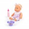 Lovely baby doll, 24 cm with feeding set, 3 pcs (box) P-78285