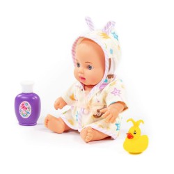Lovely baby doll, 24 cm with bathing set, 2 pcs (box) P-78292