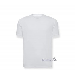 Bērnu T-krekls vienkrāsains ,balts ,ar īsām piedurknēm 98-164