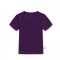 Children's T-shirt plain, purple , with short sleeves 98-164cm