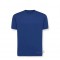Children's T-shirt plain, blue, with short sleeves 98-164cm