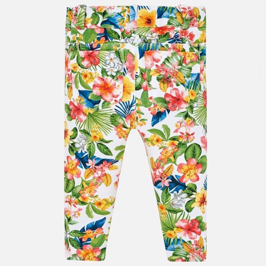Mayoral Floral trousers for baby girl 1518/71