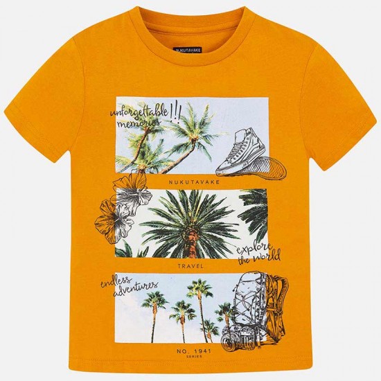 Mayoral Short sleeved palm trees t-shirt for boy 6034/30