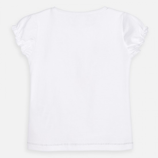 MAYORAL Short sleeved doll print t-shirt for girl 3008/47 MAYORAL Short sleeved doll print t-shirt for girl 3008/47